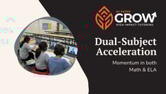 District-Wide Acceleration in Math & ELA Through High Impact Tutoring