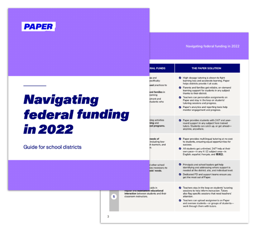 Preview of the Navigating Federal Funding PDF Preview of the Navigating Federal Funding PDF
