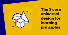 Universal design for learning principles: Providing multiple means