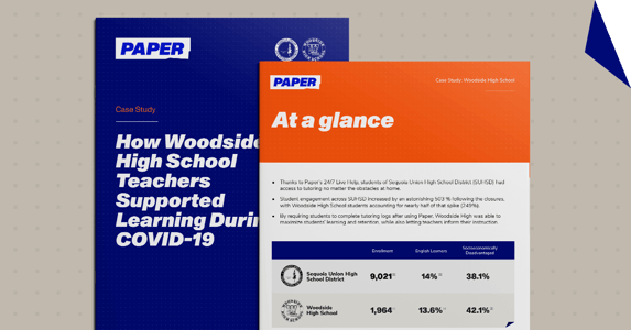 Thumbnail of Case Study Cover and Page - Woodside High School