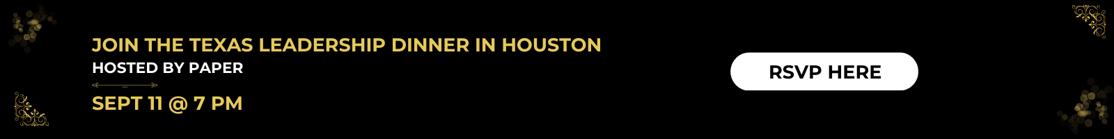 Houston Dinner Banner