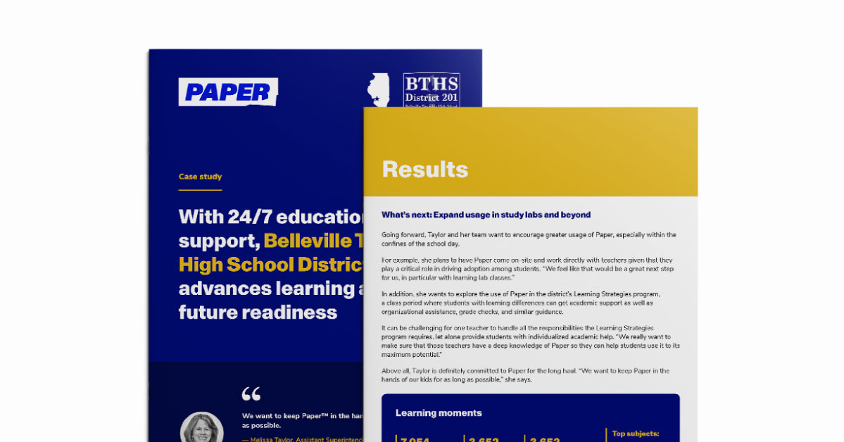 Belleville Township High School District 201 advances learning and future readiness