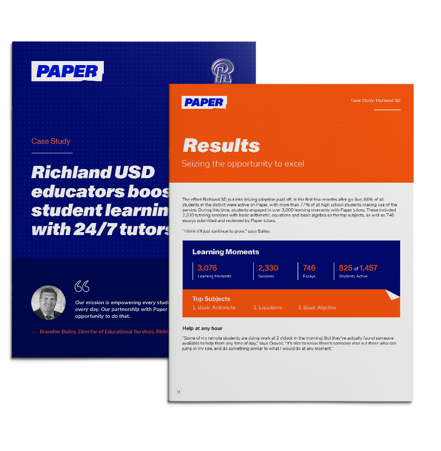 Cover and Page Thumbnail of Case Study - Richland SD