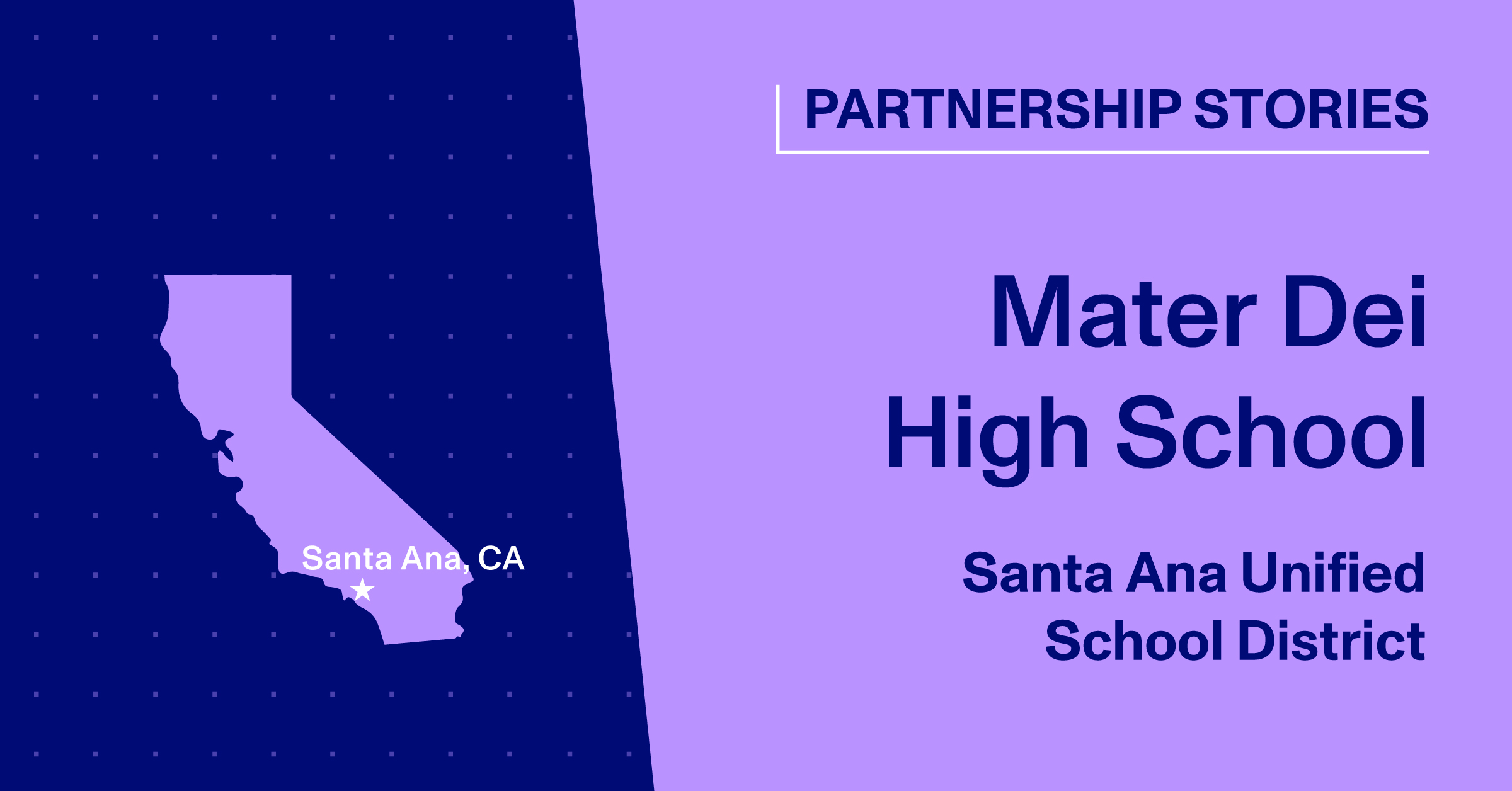 Mater Dei High School, Santa Ana Unified High School District