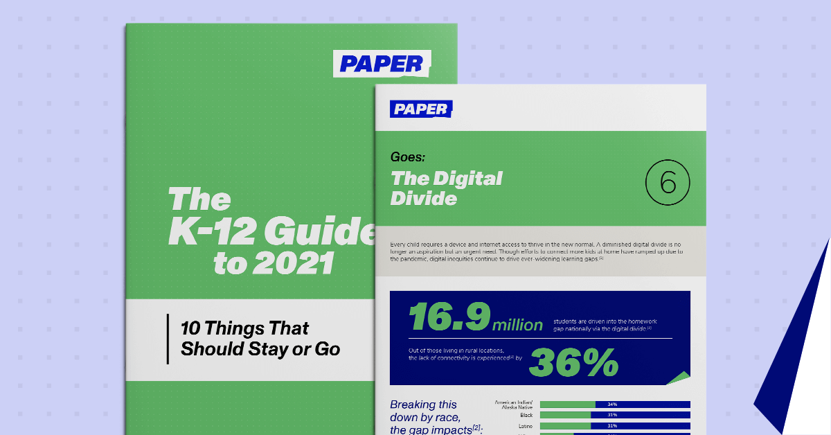 Cover Page of Ebook - K-12 Guide to 2021